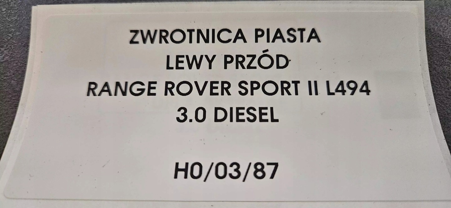otoč čepu levý předek RANGE ROVER SPORT II