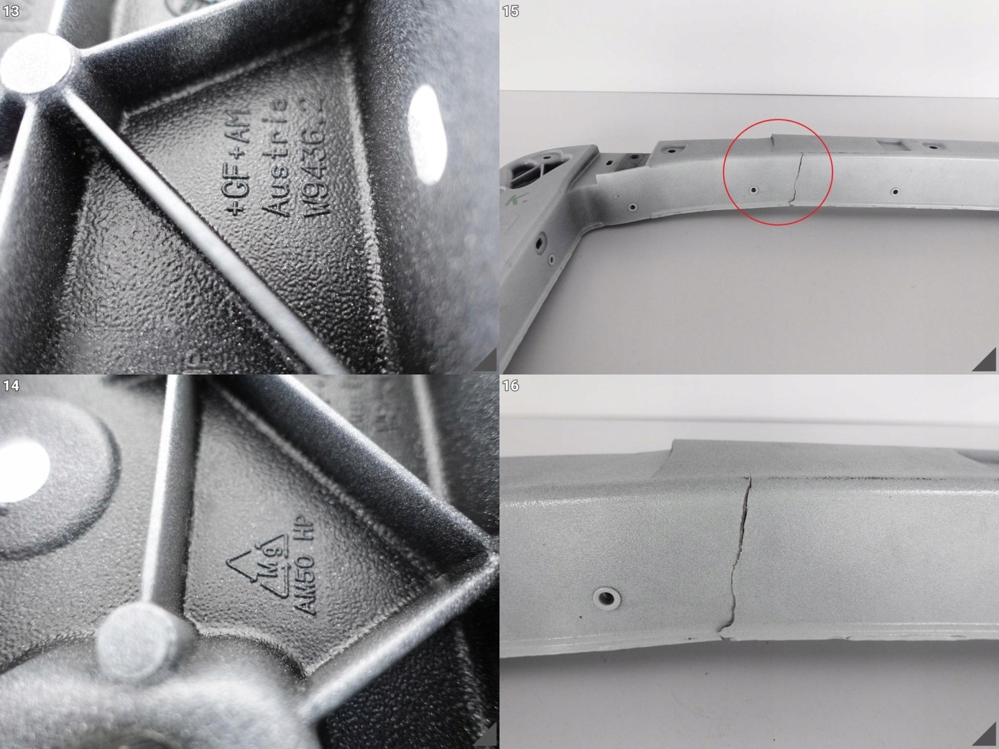 TESLA MODEL X 15- door support RAMA right rear part