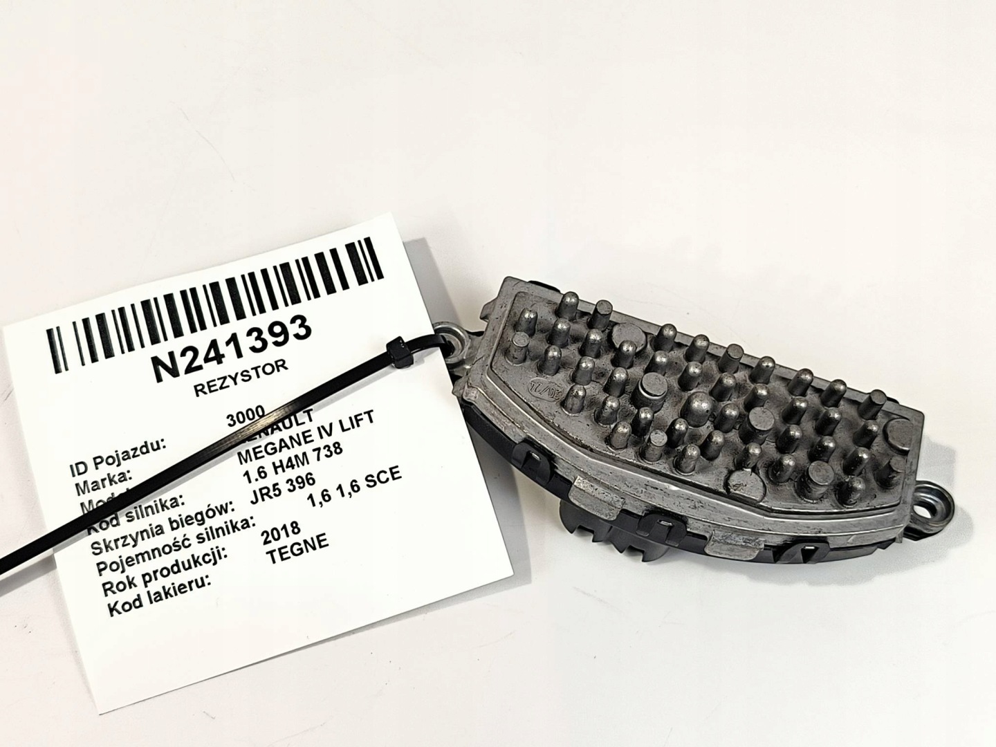 resistor, rheostat, regulator T954061-B RENAULT MEGANE IV LIFT