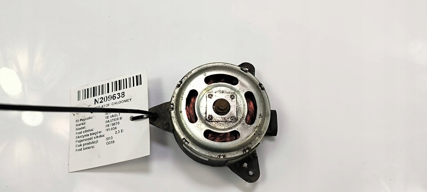 radiator fan RENAULT MASTER III