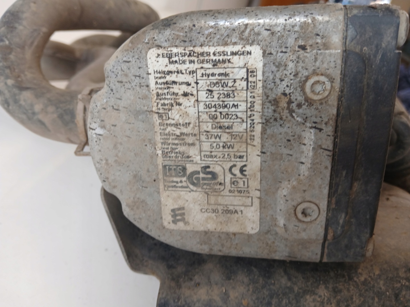 WEBASTO webasto HYDRONIC DIESEL 5 KW