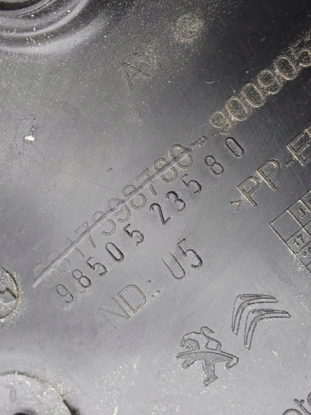 PEUGEOT RIFTER CITROEN BERLINGO III 3 18-> mudguard front front left