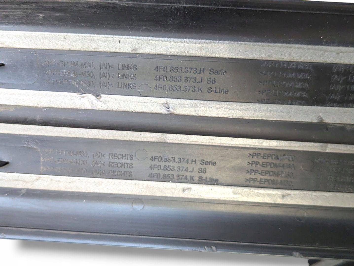 moulding threshold inner komplet Audi A6 C6 facelift 2010 4F0853373E