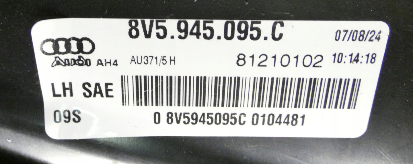 AUDI A3 sedan 2012-2016 8V5945095C light left rear part rear LED