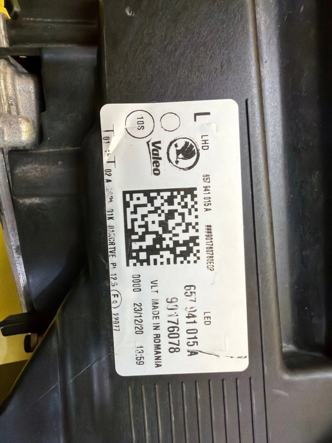 light left Skoda Scala Full Led 657941015A