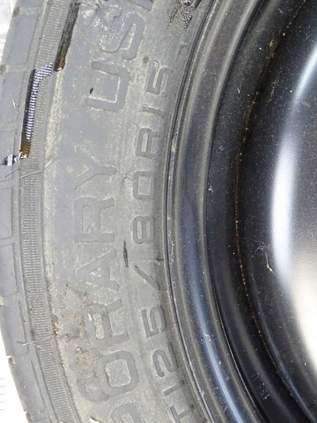 CITROEN C3 PICASSO roue roue de secours 15" 4X108