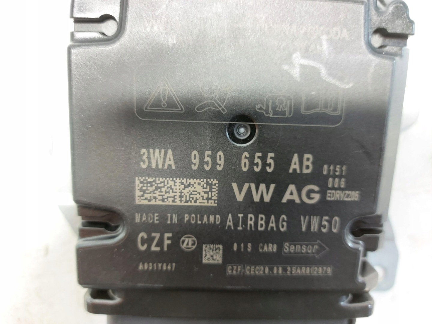 VW ID5 GTX 11E module control unit airbag PO WYSTRZALE 3WA959655AB