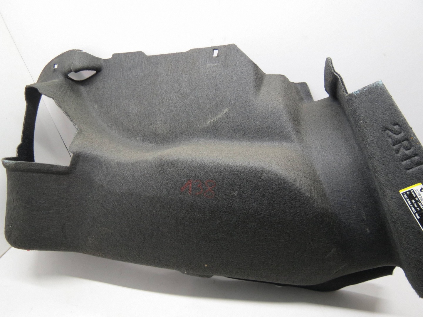 side upholstery mats boot VOLVO S60 II 39582023