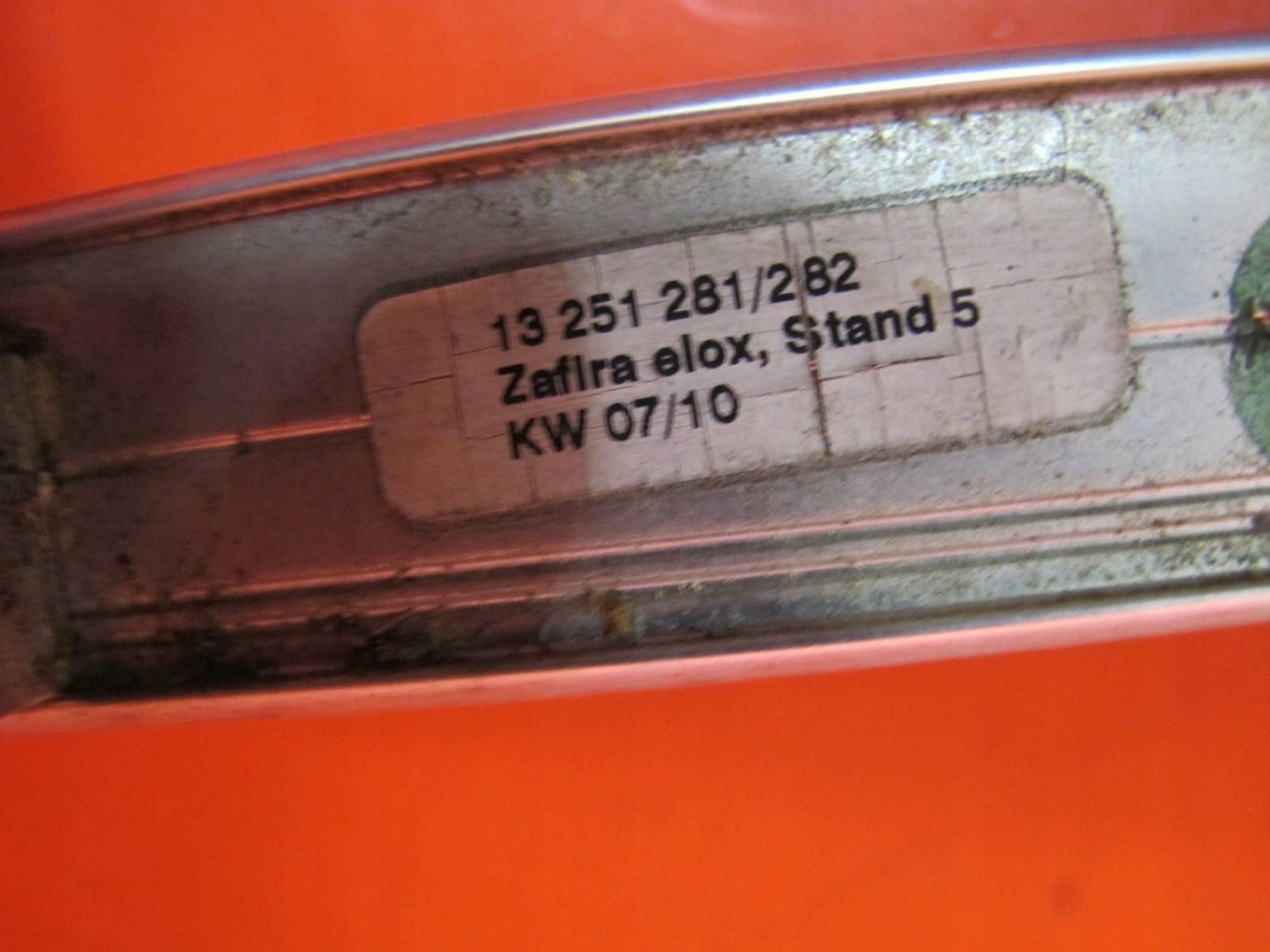OPEL ZAFIRA B 2 II 05- Dachreling dach KOMPLET