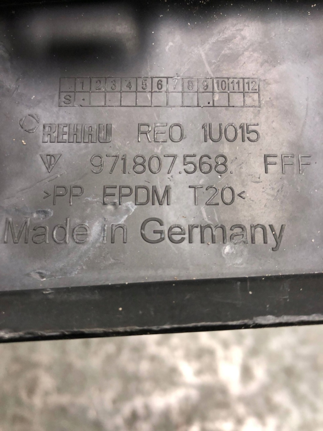 diffusore accessori Paraurti posteriore PORSCHE PANAMERA 971 971807568