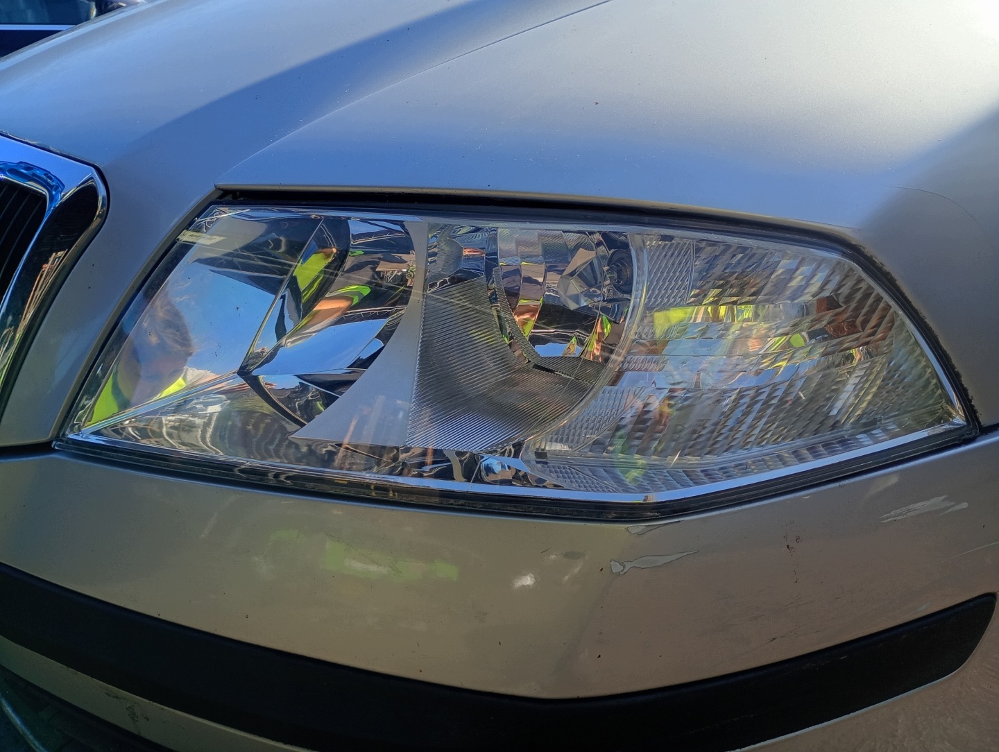 Reflektor light left front front Skoda Octavia 2 II 04-13