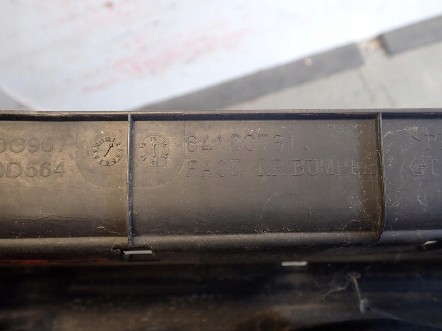 bumper rear part rear MITSUBISHI L200 2015- 6410C731