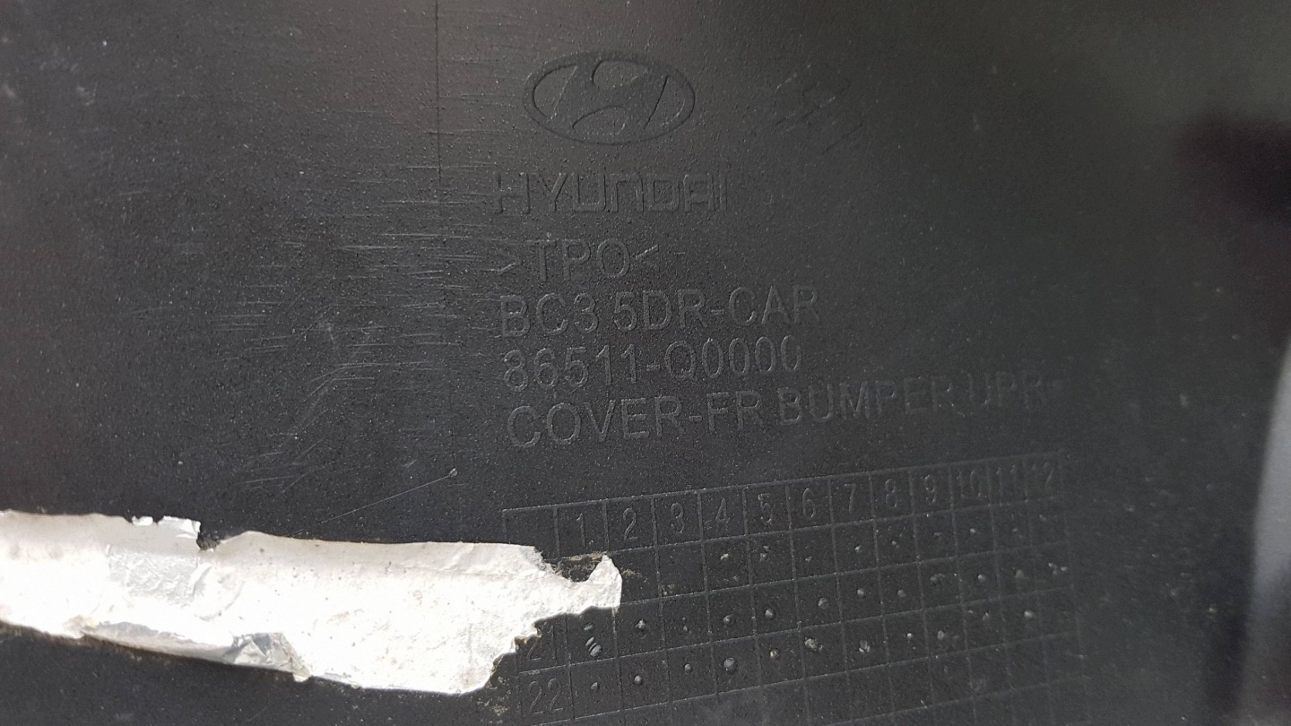 HYUNDAI I20 III 2020 bumper front 86511-Q000