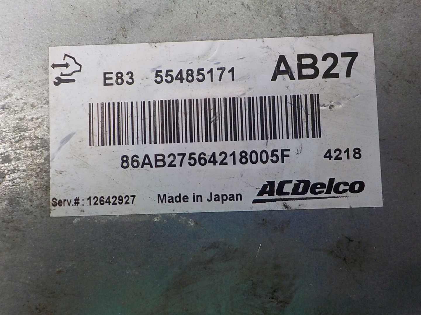 OPEL Computer Bedienteil 55485171 AB27