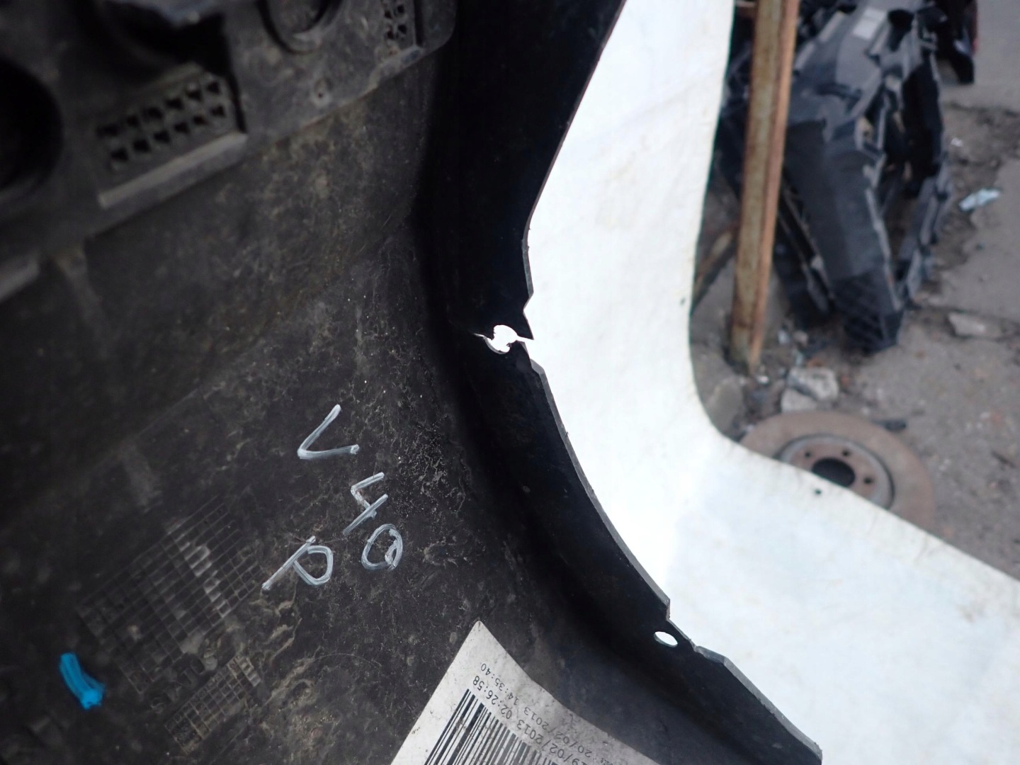 VOLVO V40 CROSS COUNTRY 12- moulding threshold right