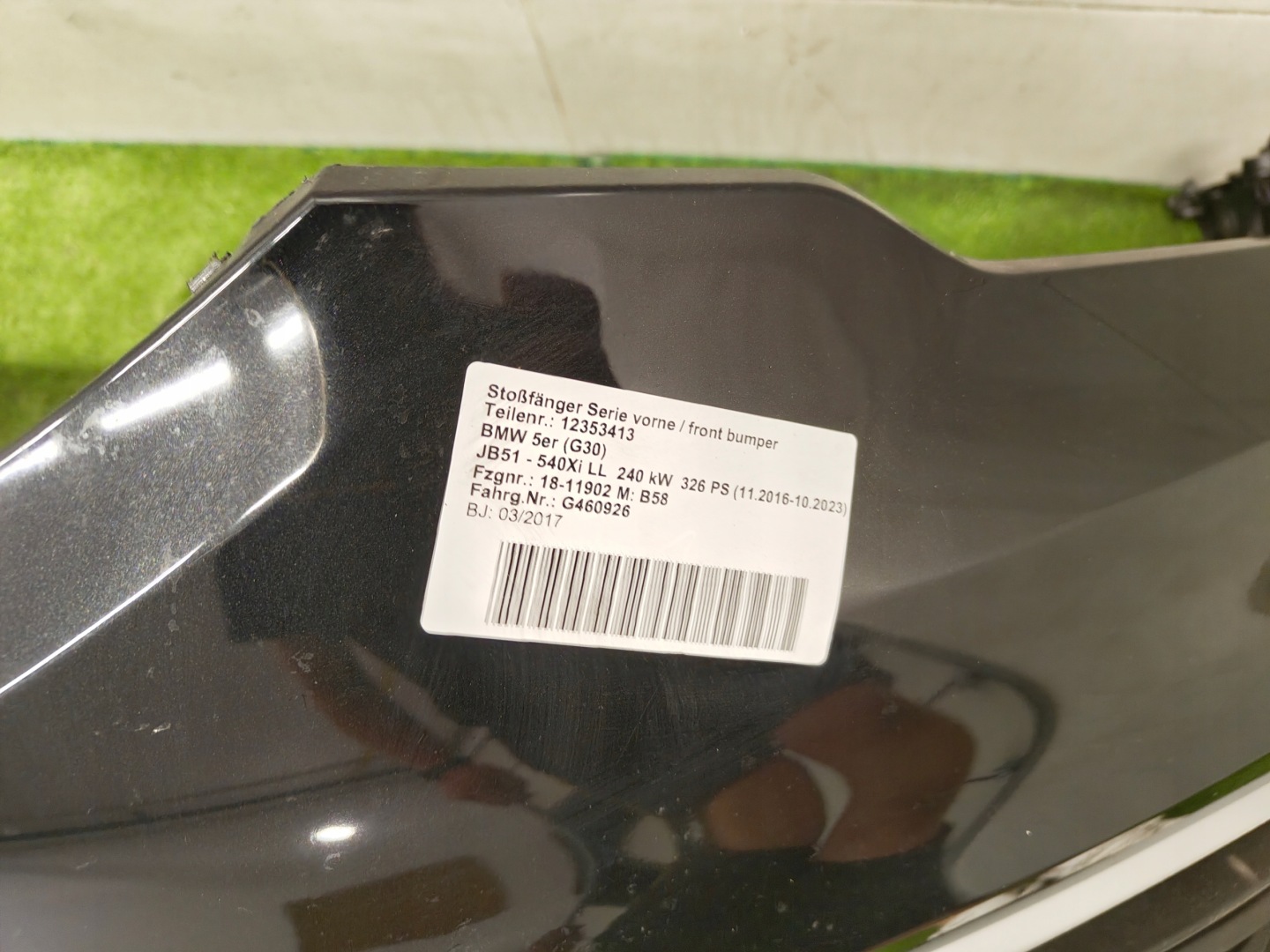 BMW 5 G30 G31 bumper front front colour 475