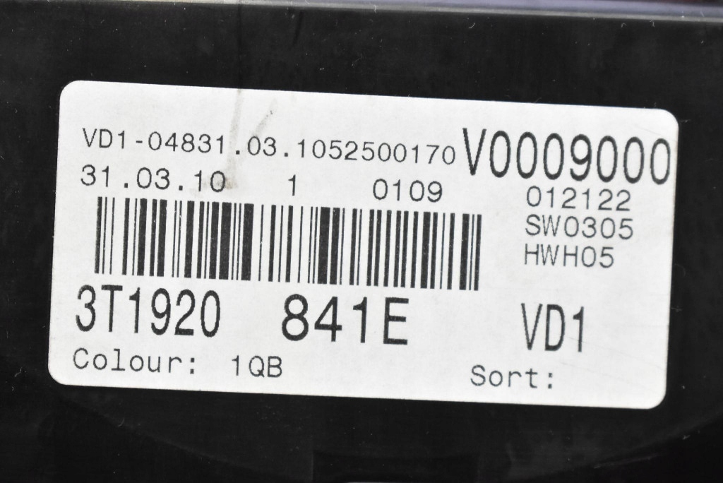 dials dials EU 3T1920841E SKODA SUPERB 2 II 1.9 TDI 105 KM 08-13