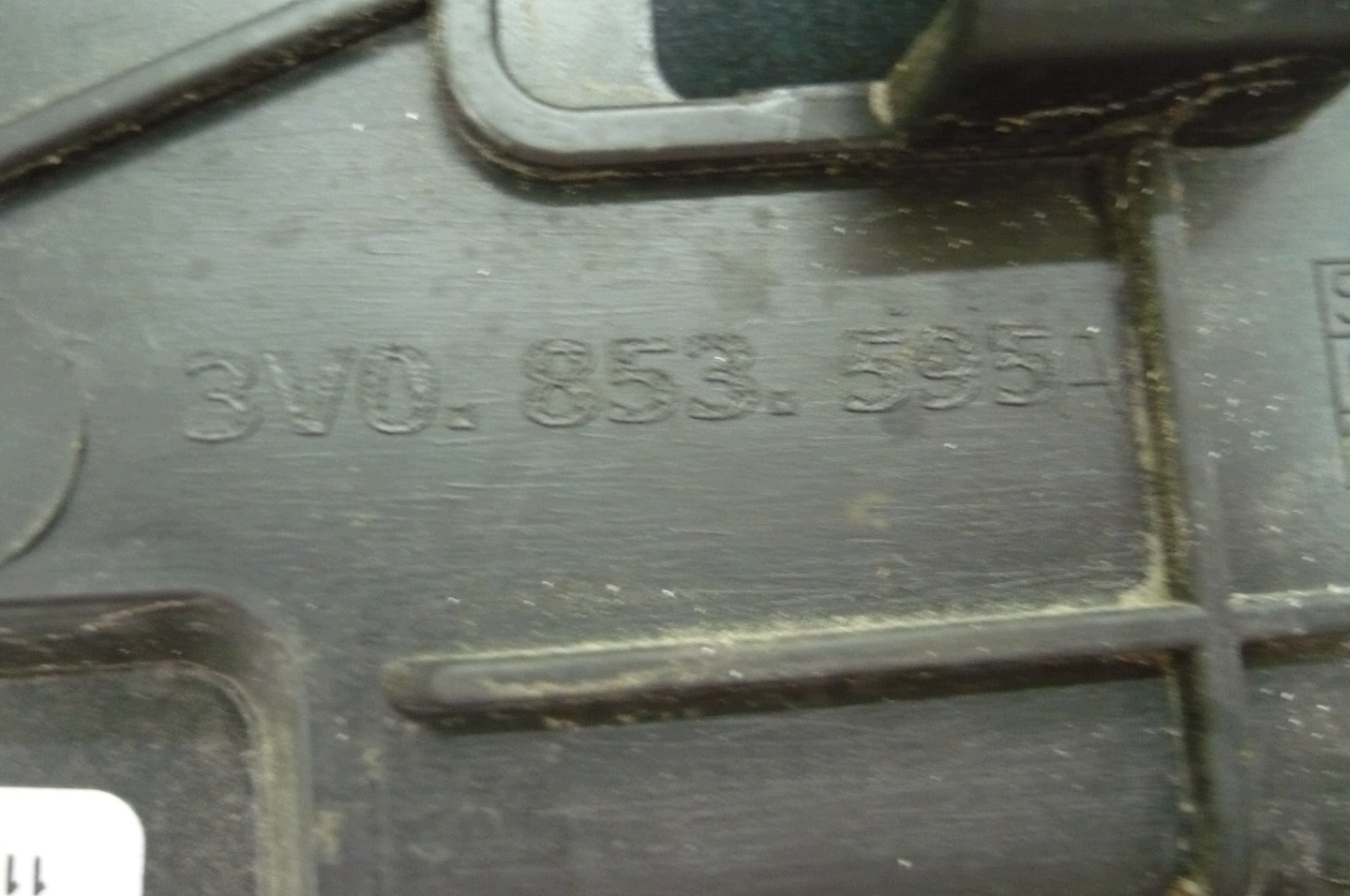 SKODA SUPERB III 3 15-> moulding door left rear part