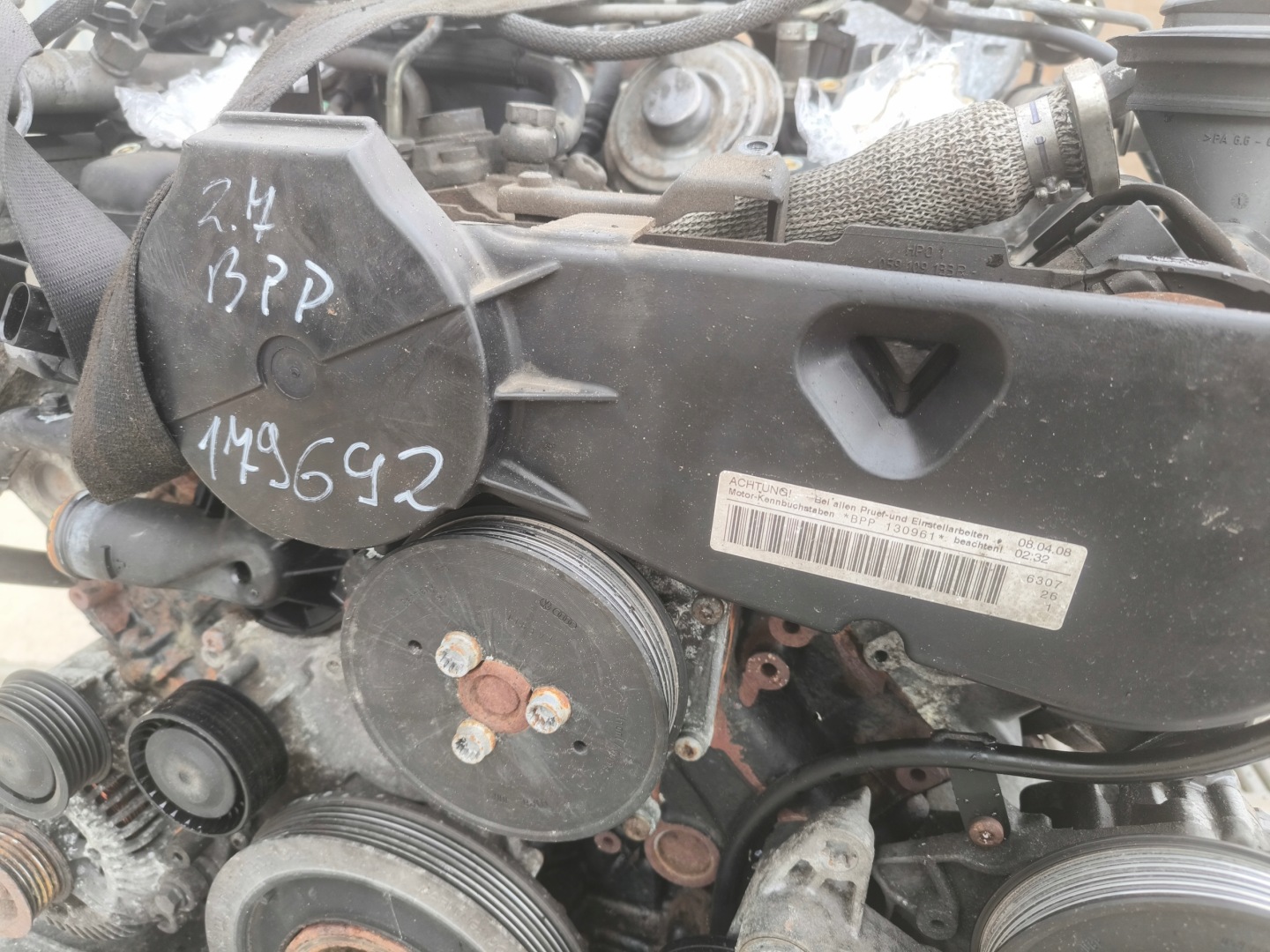 engine complete AUDI A6 C6 2.7 TDI BPP original !!!