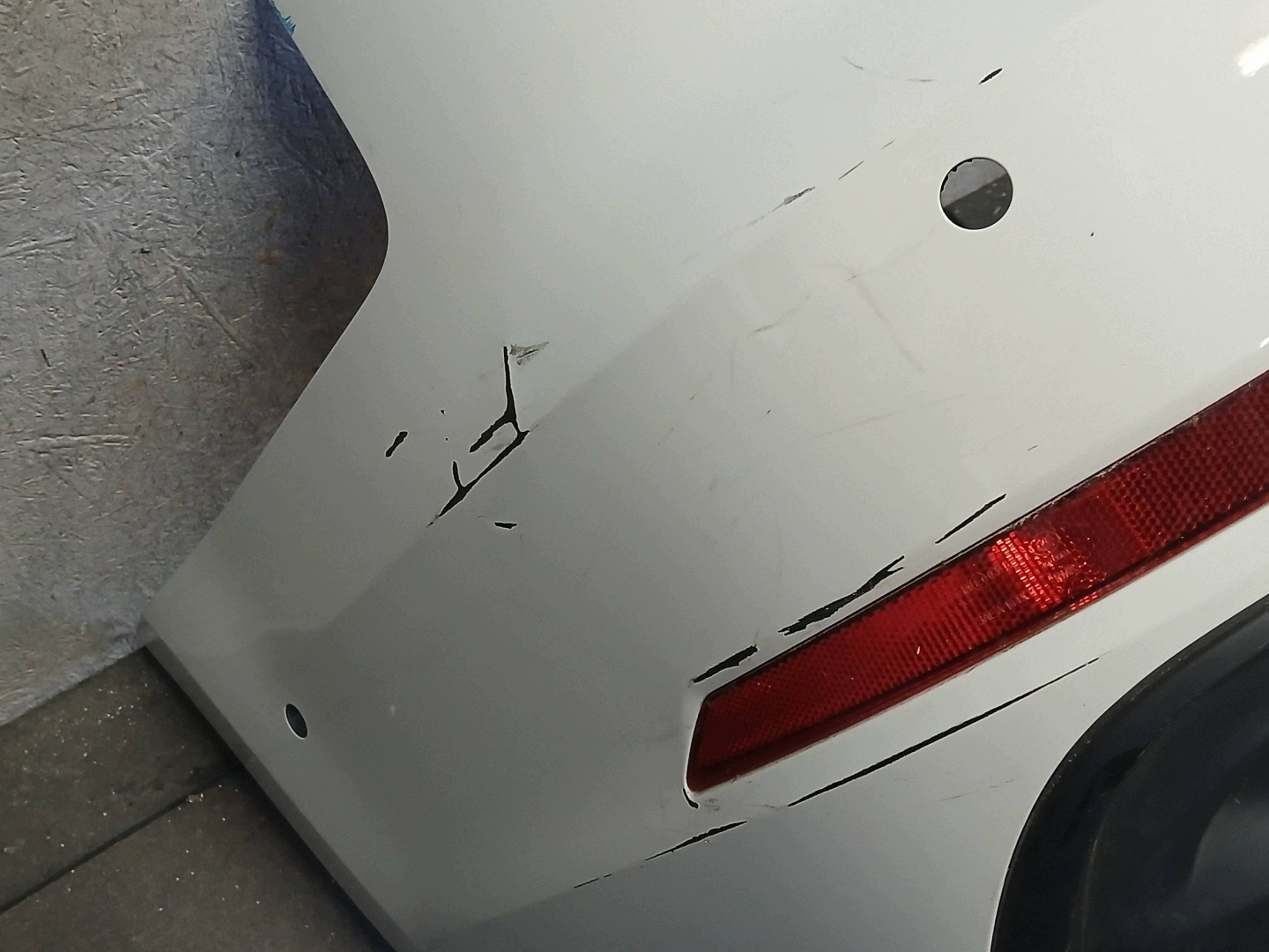 bumper rear part AUDI A4 B9 8W9 KOMBI 16-19 S LINE