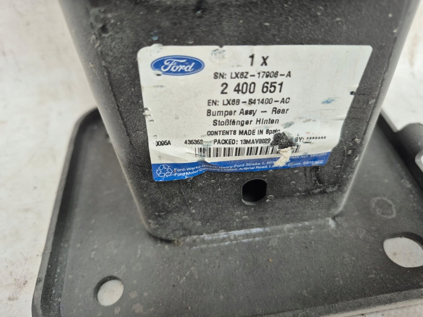 FORD KUGA III 3 MK3 19-> bumper support rear part rear