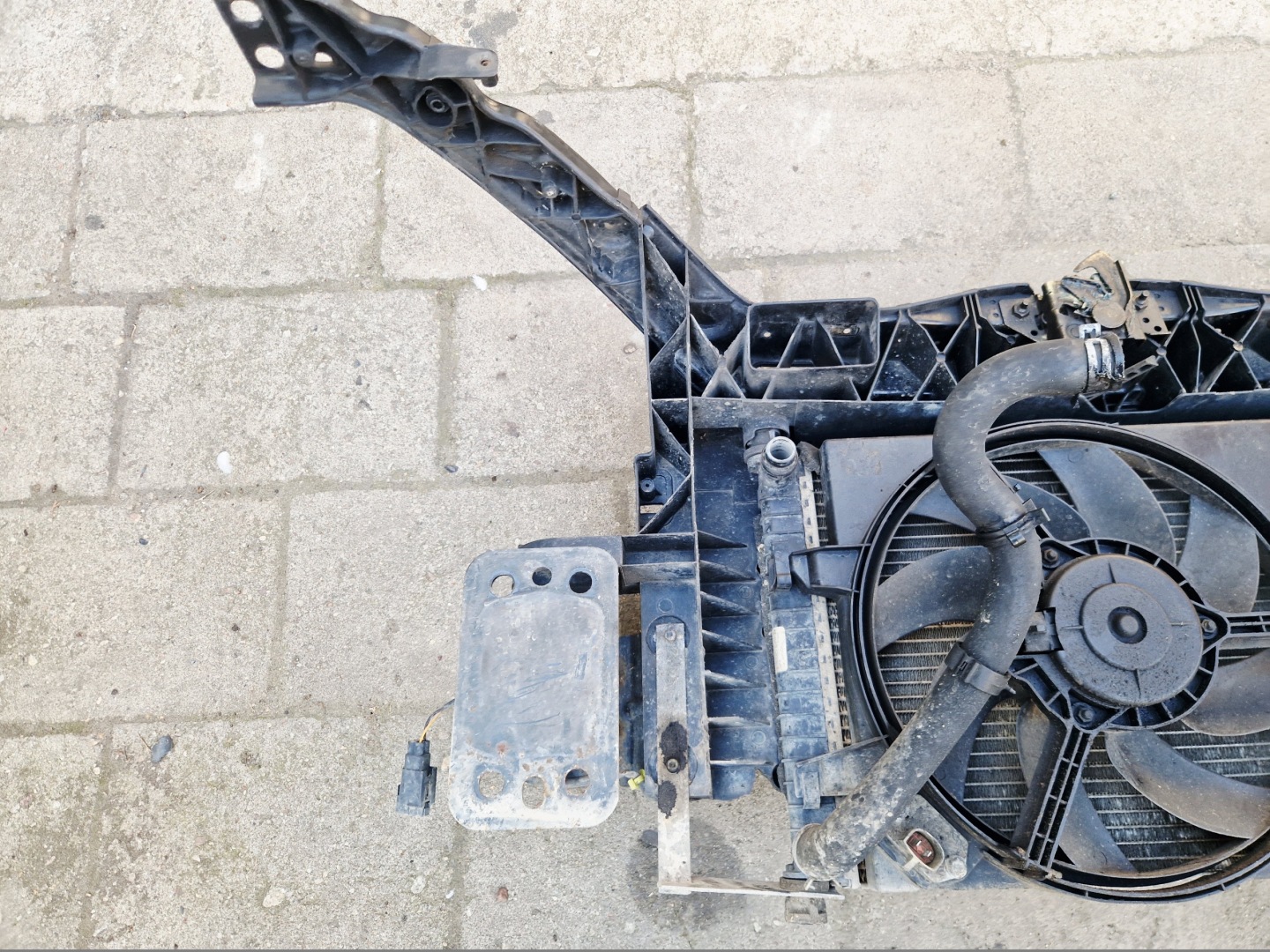 FORD FUSION MK1 1.4 TDCI support panel for radiators pillar radiator KOMPLET