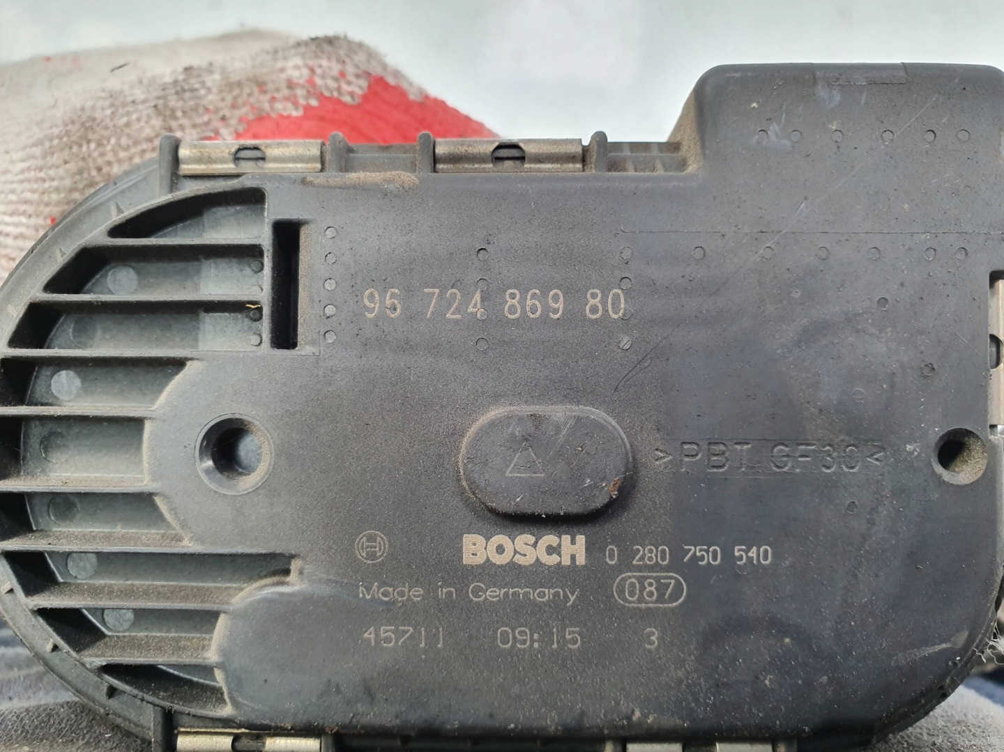 throttle flap 9672486980 1.6 CITROEN C ELYSEE