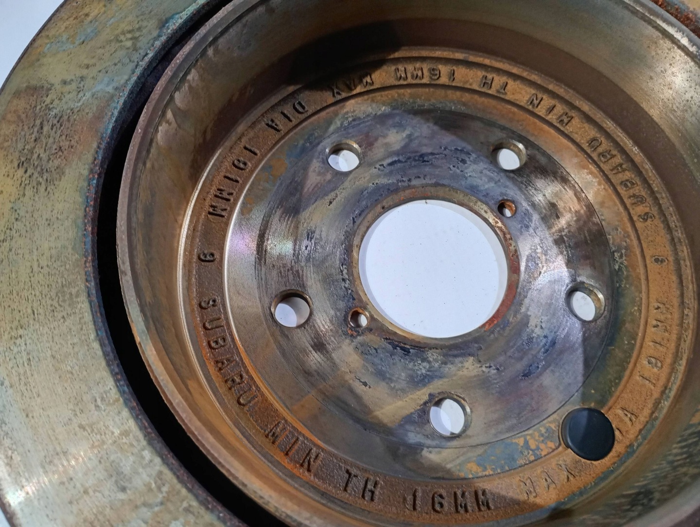 disc brake rear part rear Subaru WRX VB II 2022