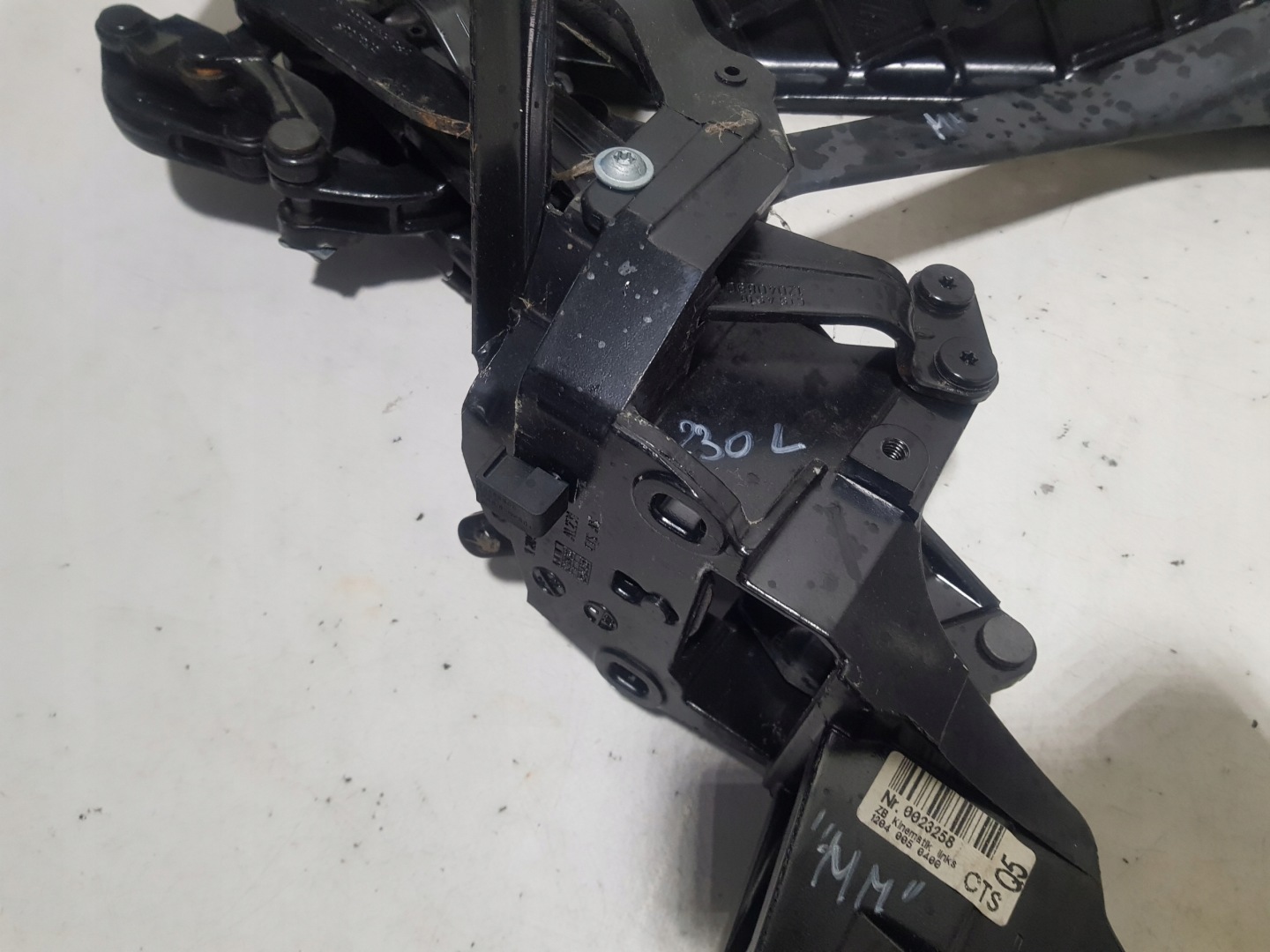 MERCEDES SL R230 W230 hinge roofs bonnet left