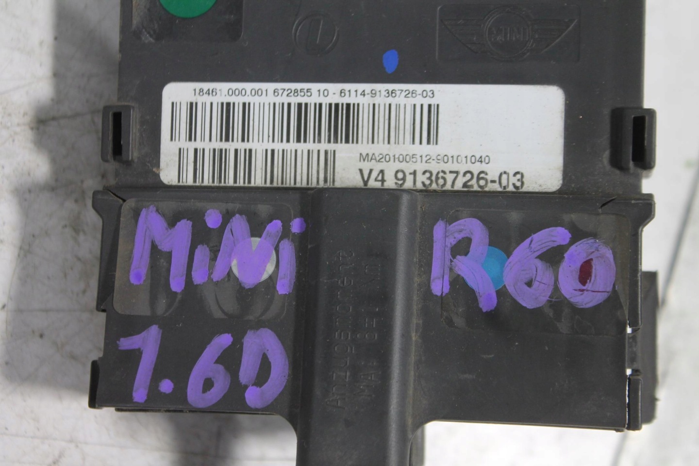 modulo KLEMY PLUSOWEJ 9136726 MINI R60 R61 10-16