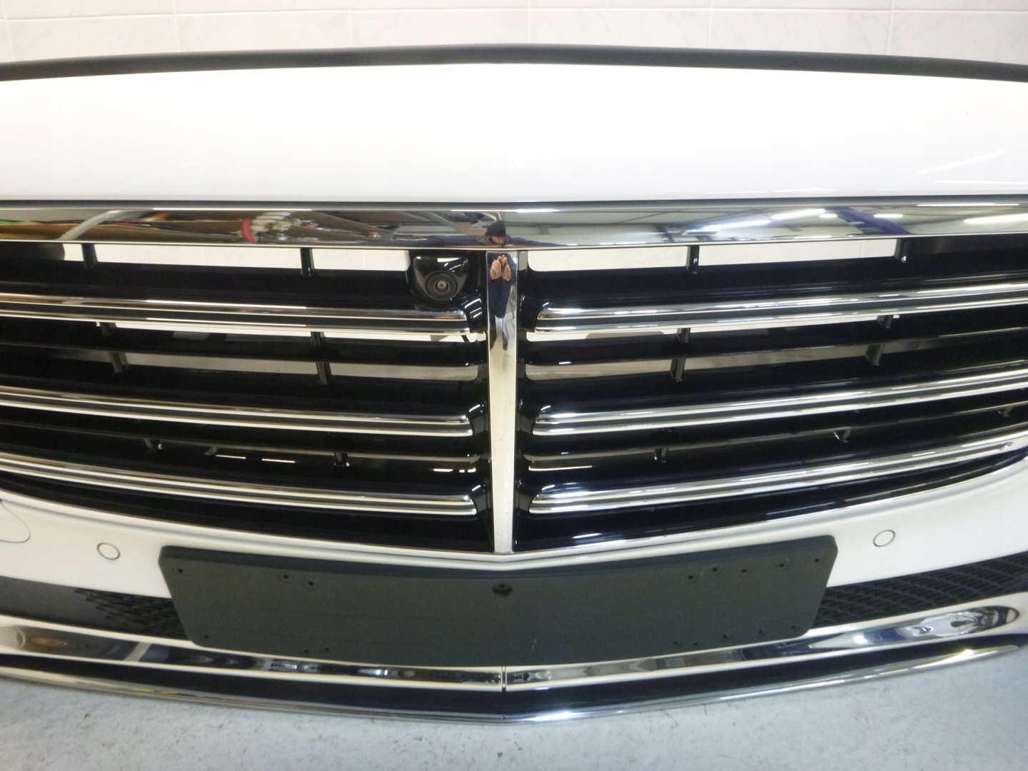 MERCEDES W213 213 bumper front KAMERA grill 6xPDC