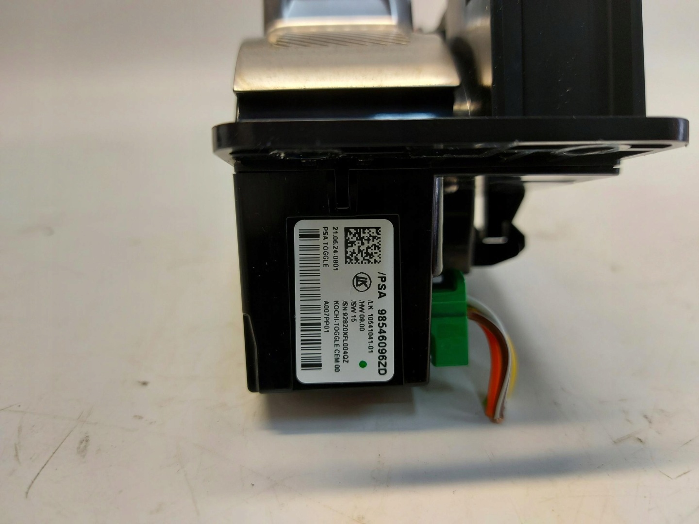 Citroen E-Berlingo IV Bouton Mecanisme levier vitesse Engrenage 98546096ZD