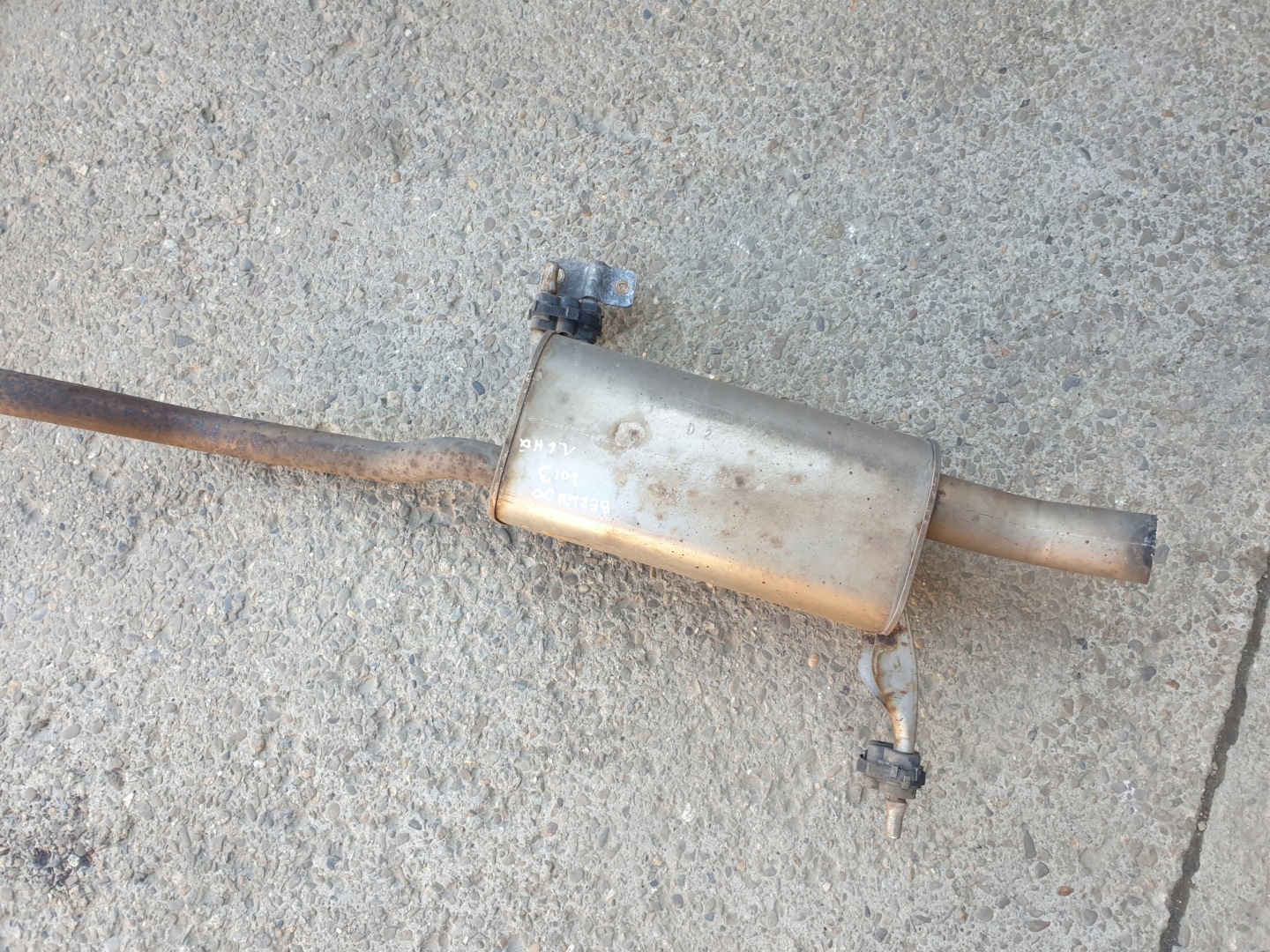 muffler, exhaust 1.6 HDI CITROEN BERLINGO II B9 2010-2015 PSA3191