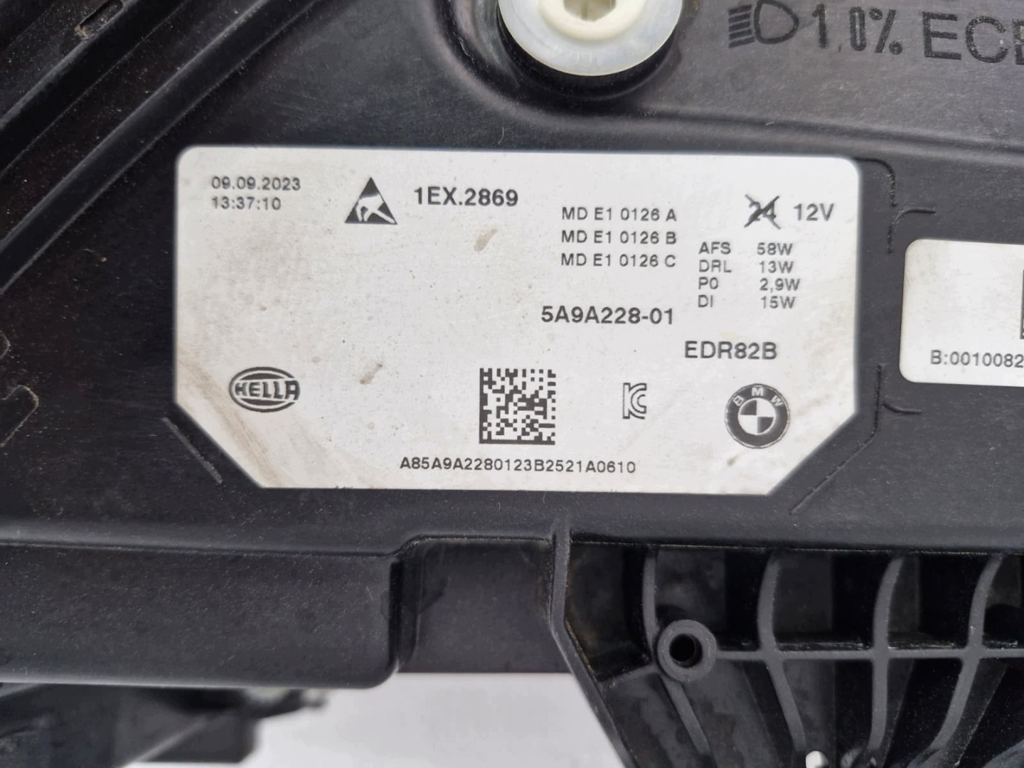 light right BMW X1 U11 FULL LED
