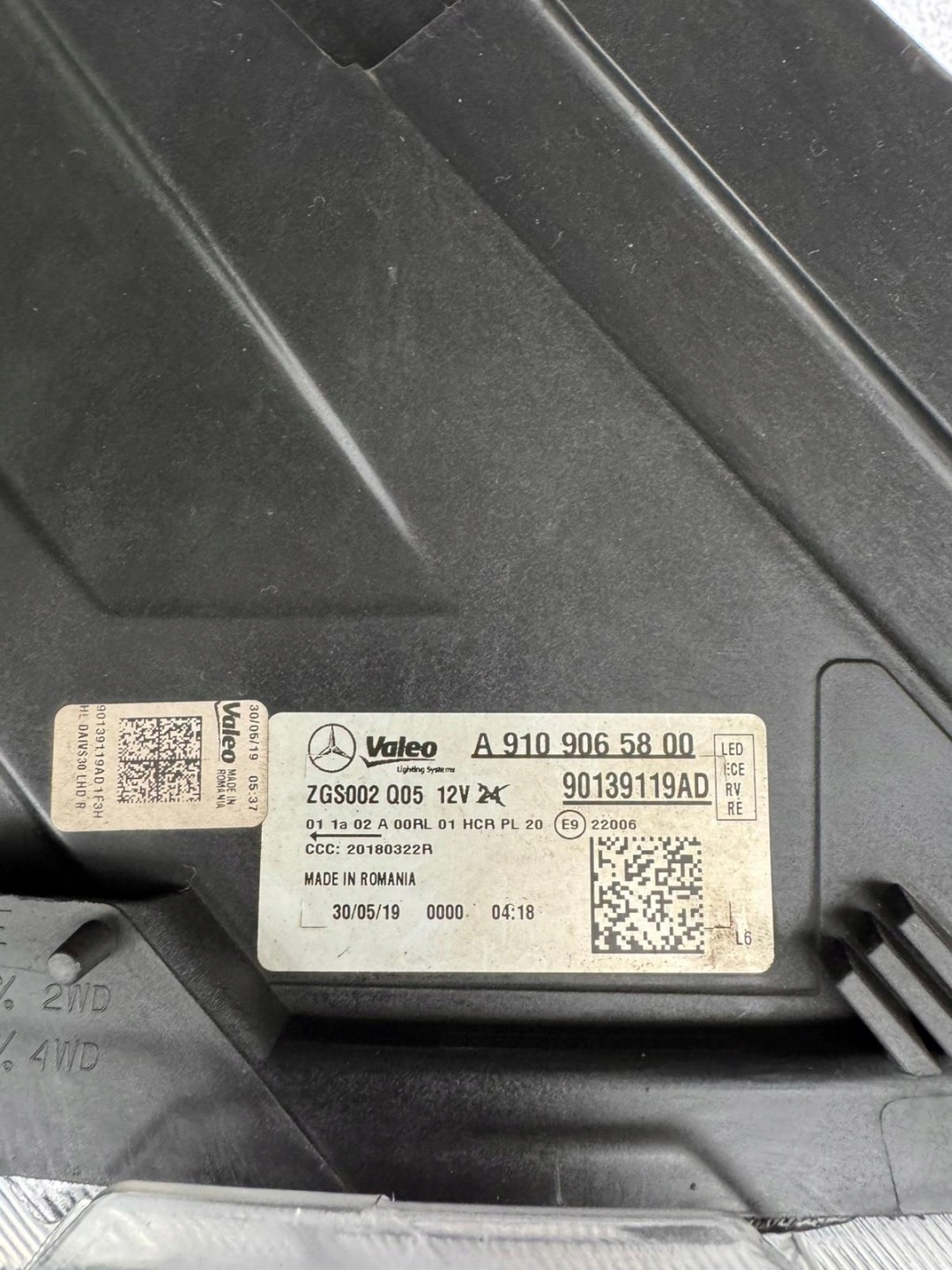 light right Mercedes Sprinter W907 Full Led