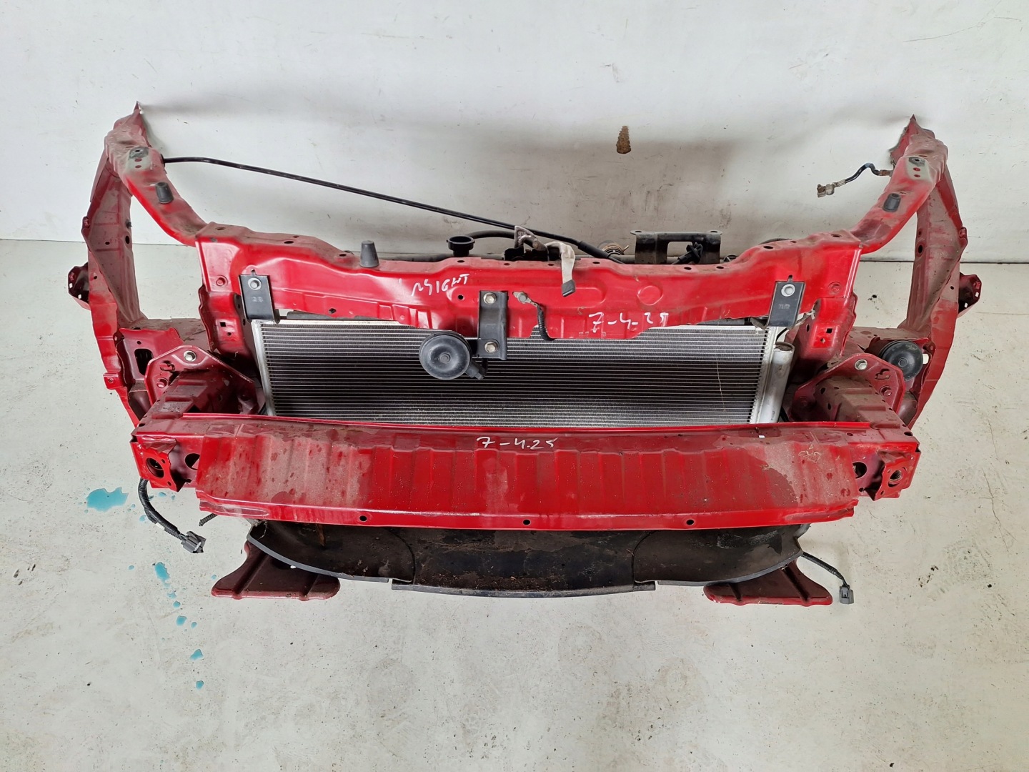 HONDA INSIGHT II 09-> support panel for radiators HYBRID