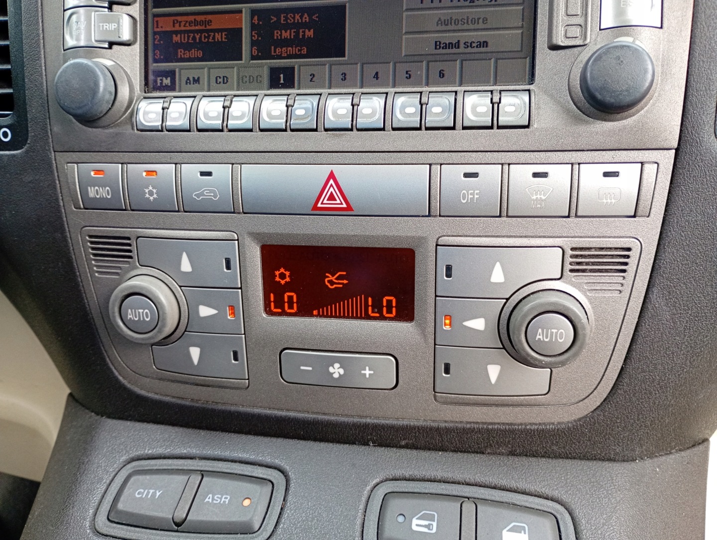 Lancia Musa 03-11 REGULACJA PANEL Controllo OGRZEWANIA BOCCHETTE