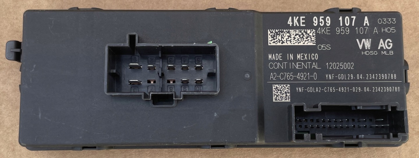 module control unit bonnet 4KE959107A AUDI A4 B9 LIFT