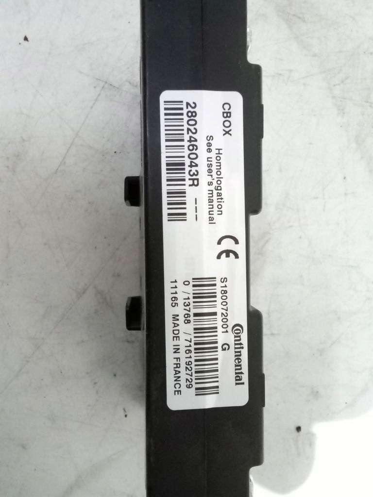 Renault Scenic III 3 module control unit CBOX 280246043R