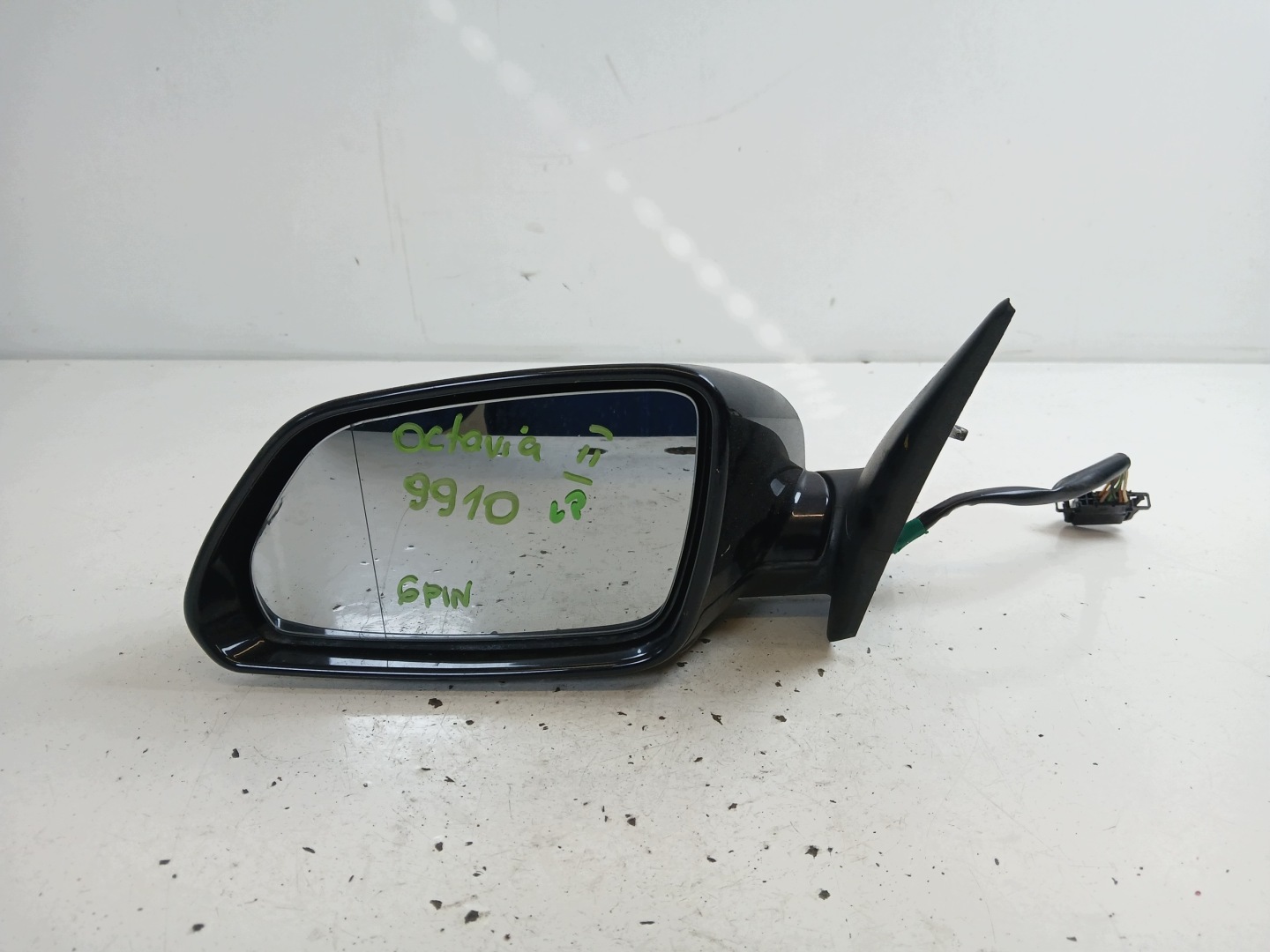 SKODA OCTAVIA II mirror left 9910 6 PIN