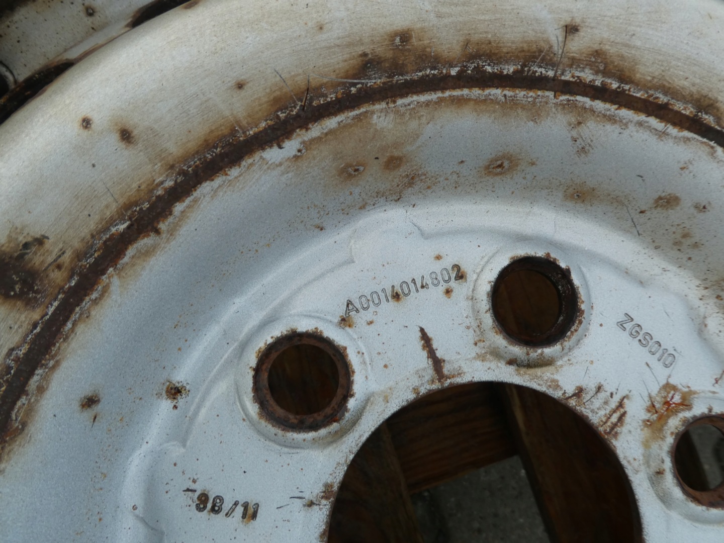 1X discs metal disc MERCEDES SPRINTER CRAFTER A0014014802