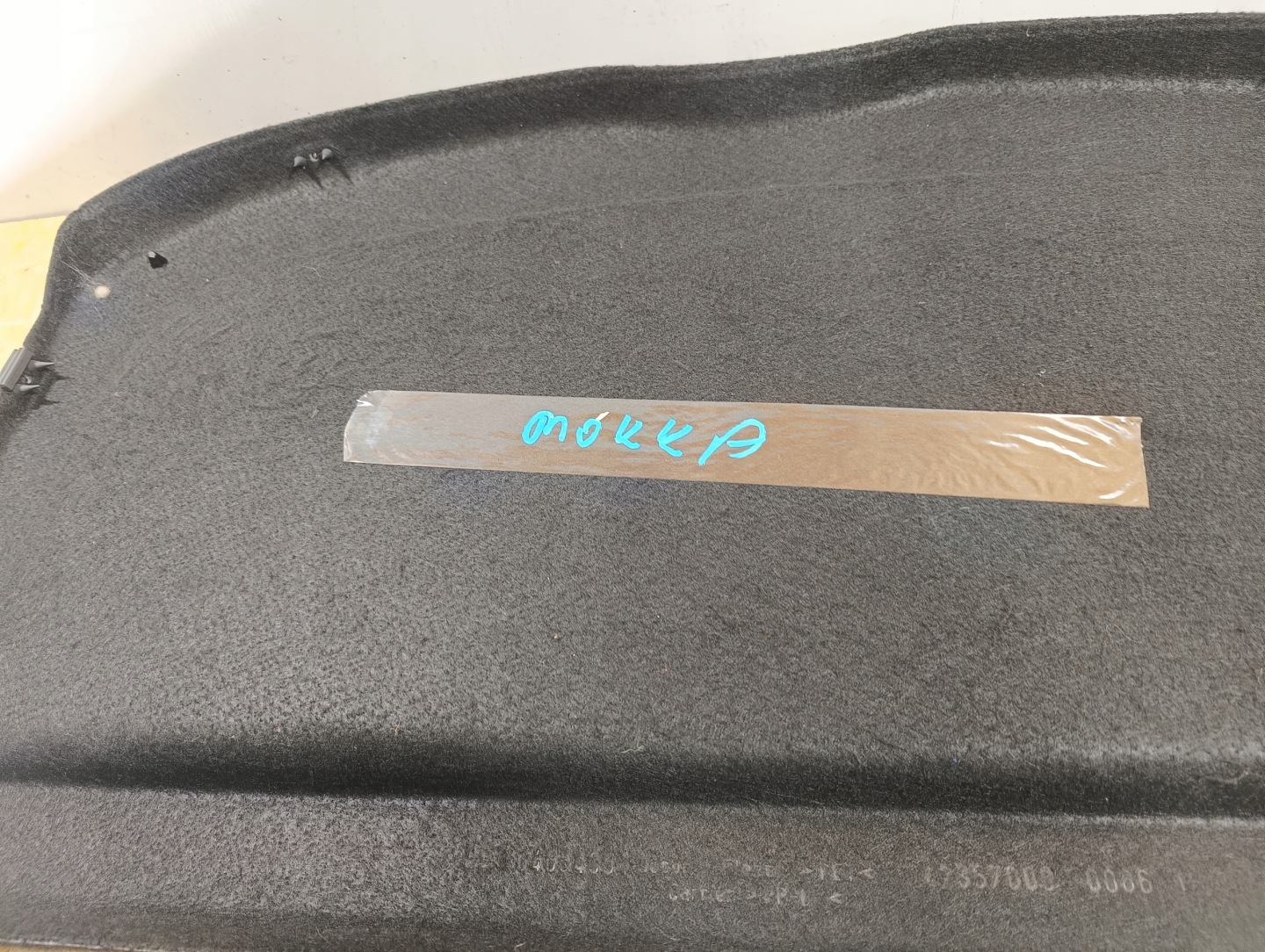 plato boot rear part OPEL MOKKA A