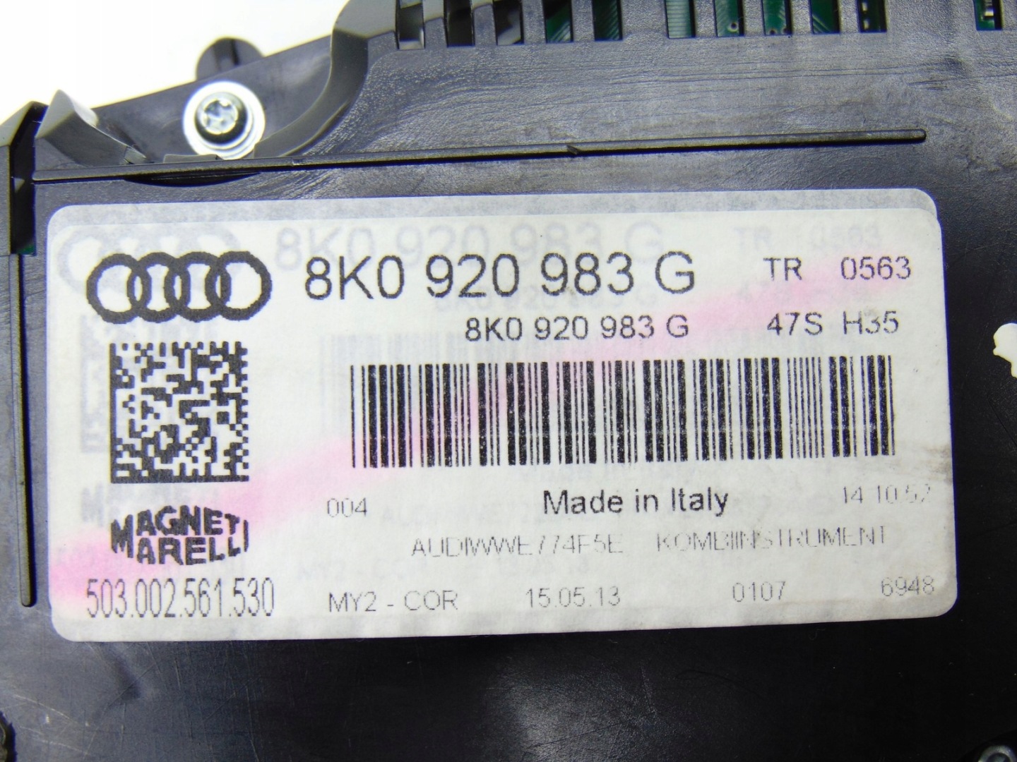 dials dials AUDI A4 B8 LIFT 2.0 TDI 8K0920983G