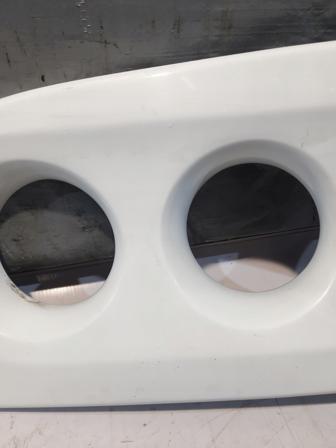frame OPRAWA bonnet hood lights left front AUTOBUS ISUZU TURQUOISE