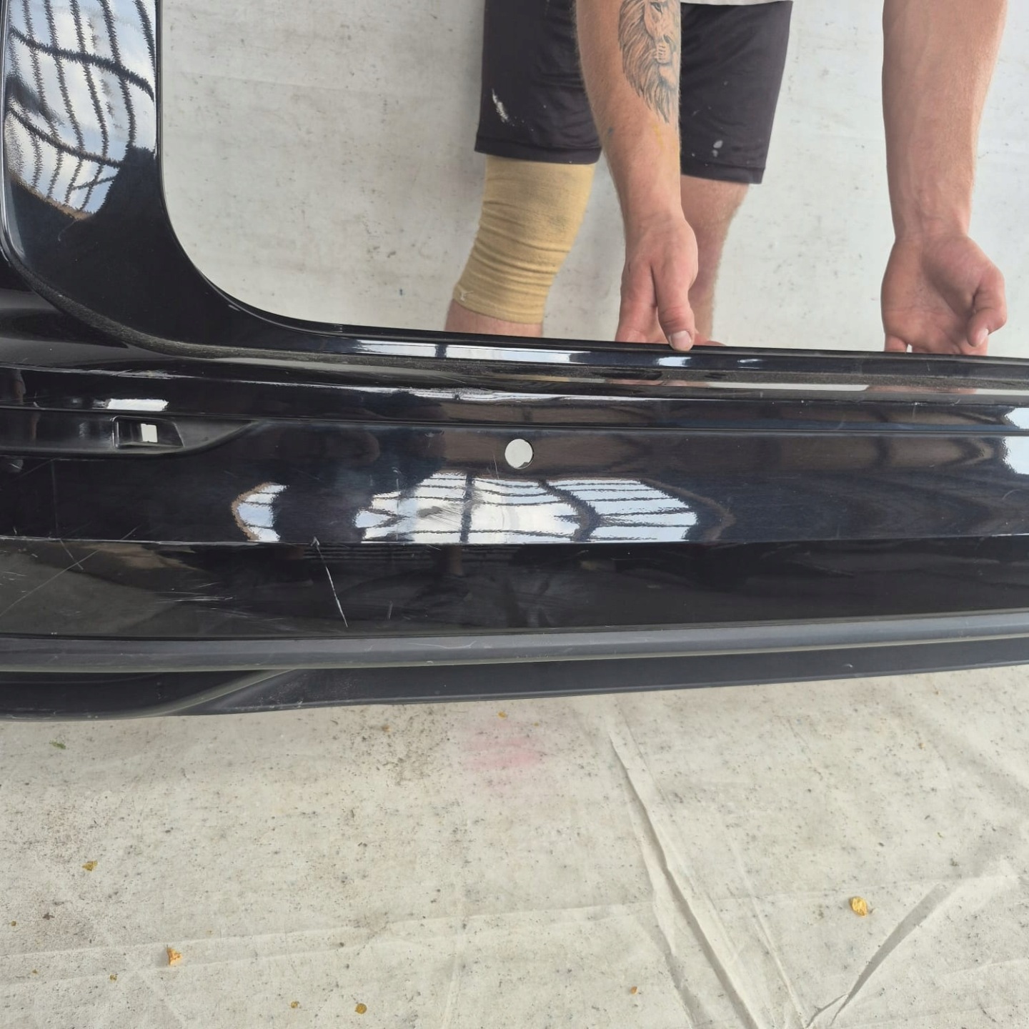 VW GOLF VIII 8 KOMBI 19-> bumper rear part rear 4XPDC