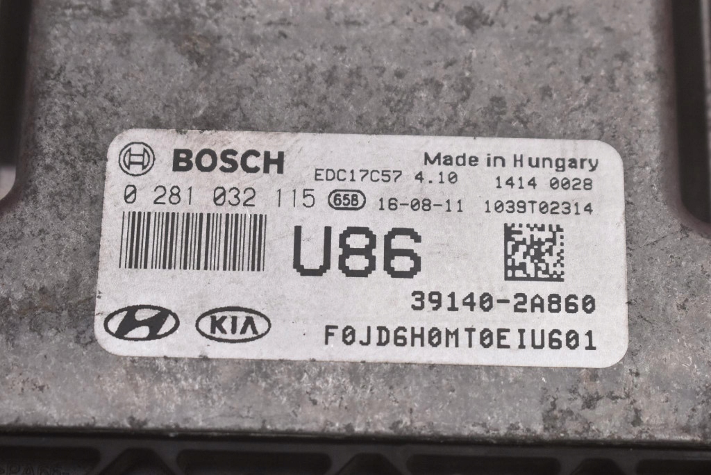 control unit computer of the engine 39140-2A860 KIA CEED 2 II 1.6 CRDI 136 KM 15-18