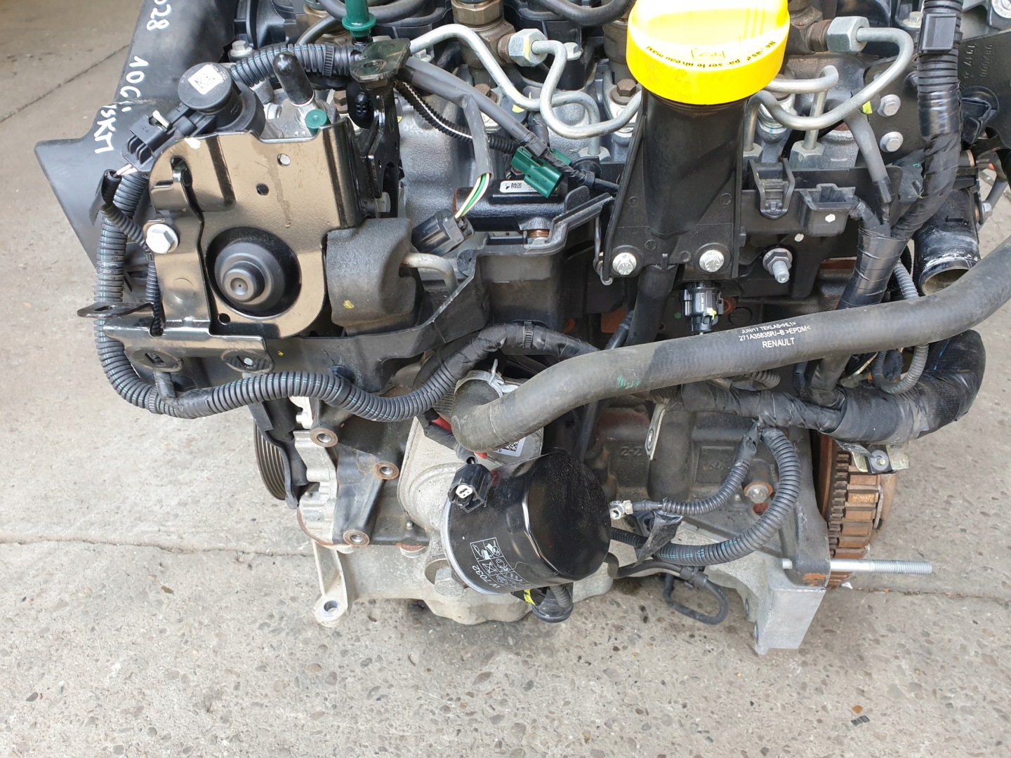 engine 1.5 DCI K9KE628 RENAULT CLIO 4 IV CAPTUR 2014