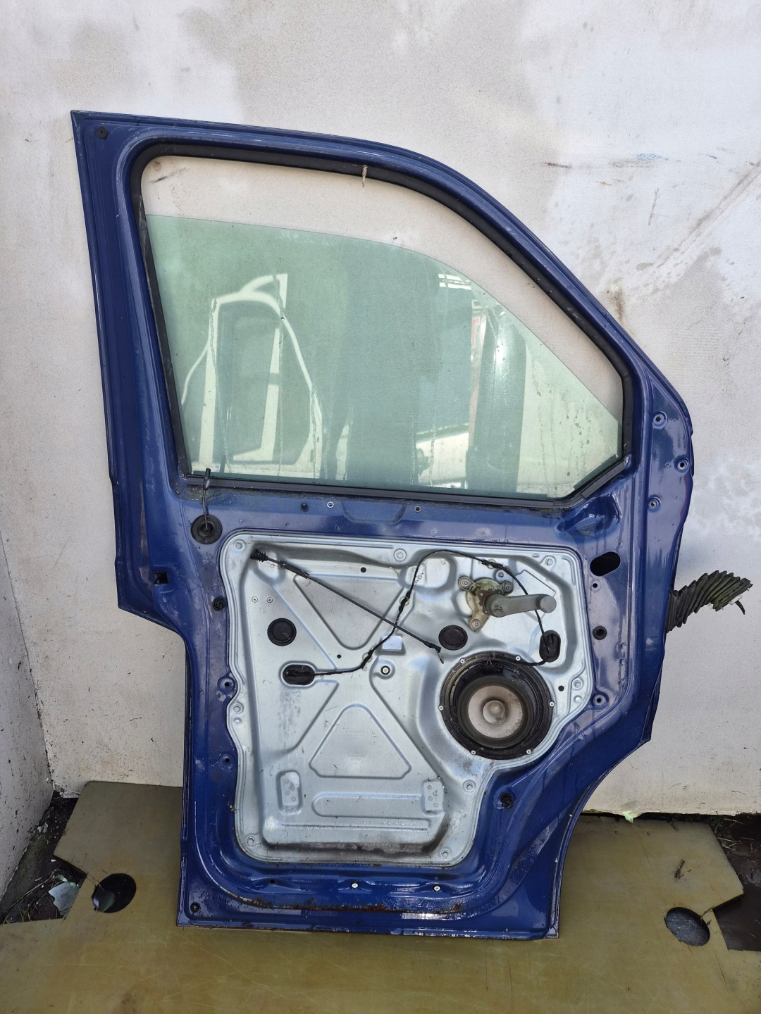 door front left VW T5 T5 LIFT front kierowca/ driver´s granatowe