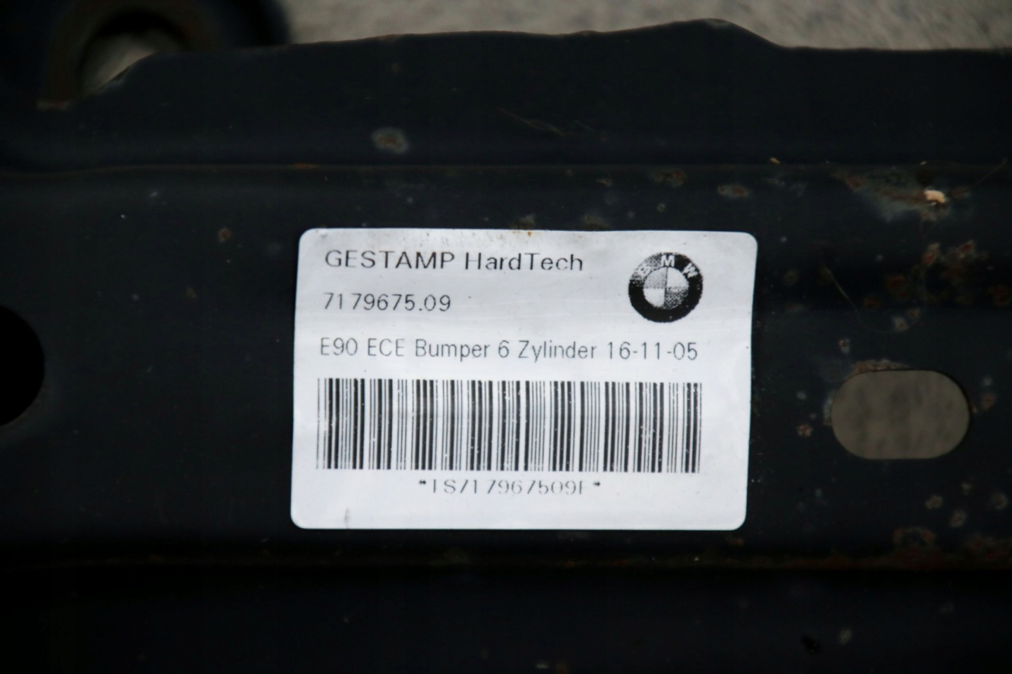 BMW E90 M3 TRAVERSA paraurti posteriore posteriore 7179675