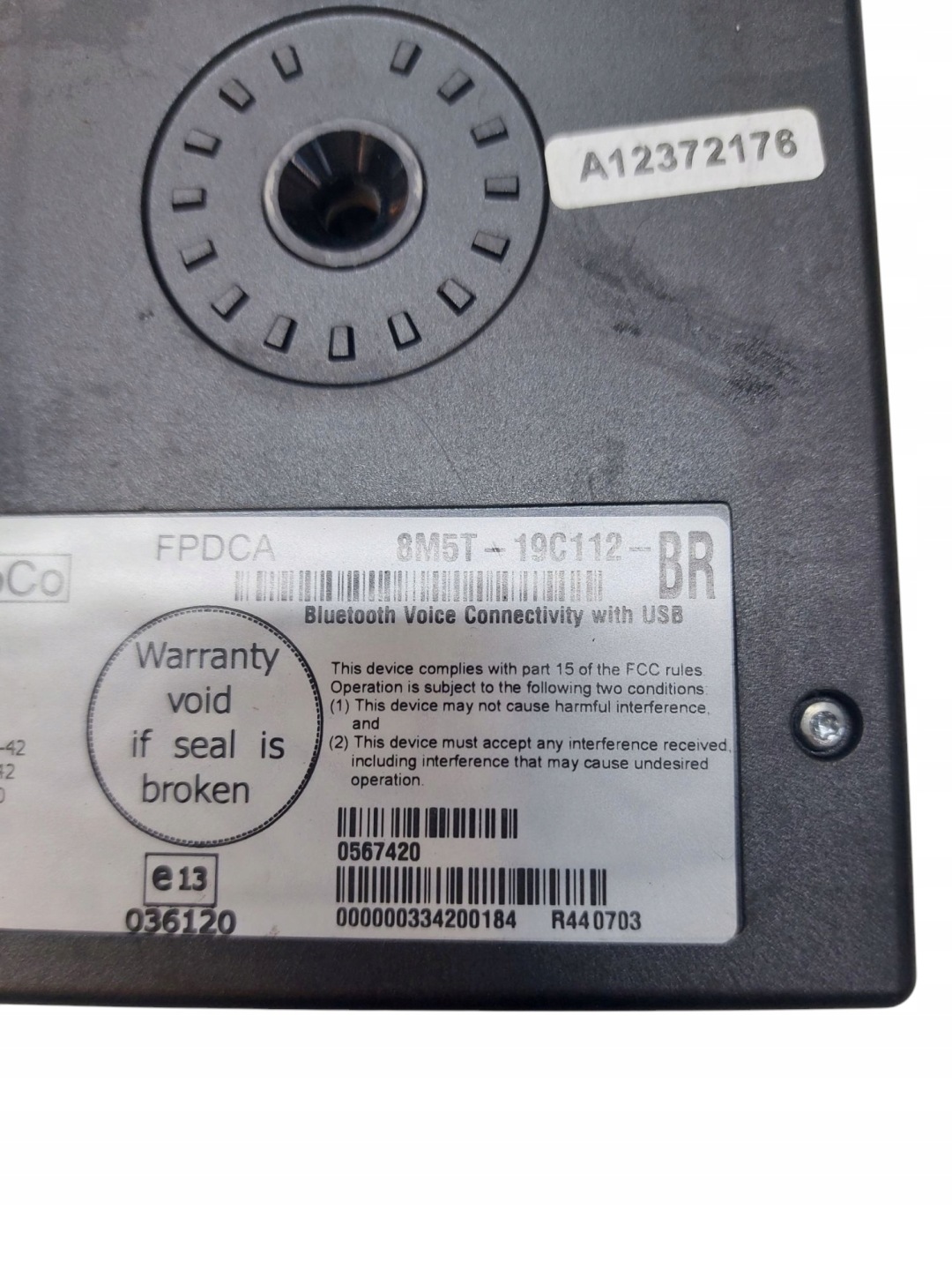 module control unit BLUETOOTH FORD MONDEO MK4 LIFT 8M5T-19C112-BR